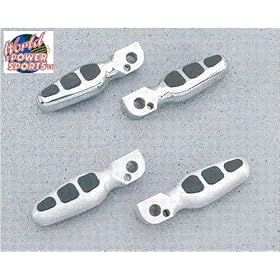 New Genuine Yamaha Road Star Warrior Accessories Billet Passenger Footpegs with Rubber... by YA