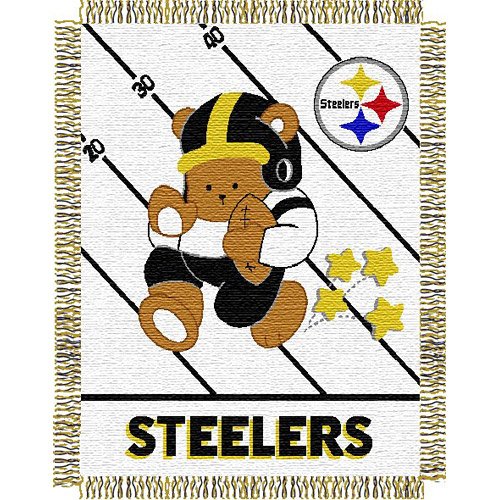 Pittsburgh Steelers 36x46 Baby Triple Woven Jacquard Throw Pittsburgh Steelers 36x46 Baby Triple Woven Jacquard Throw
