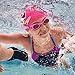 Speedo Girl's Swimsuit One Piece Solid Cross Back Multi Straps,Black/Pink,12
