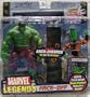 VARIANT Version Marvel Legends - Face-Off - Arch-Enemies Series - Hulk vs The Leader - Includes: 32 Page Comic Book & Marvel vs System Trading Card - With Diorama