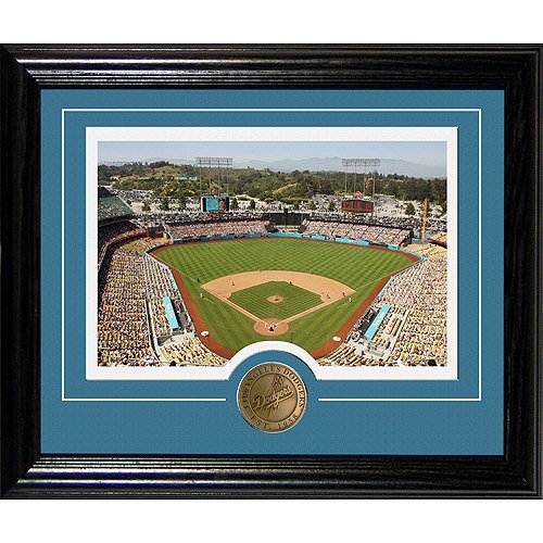 Highland Mint Los Angeles Dodgers Dodger Stadium Framed with Bronze Coin