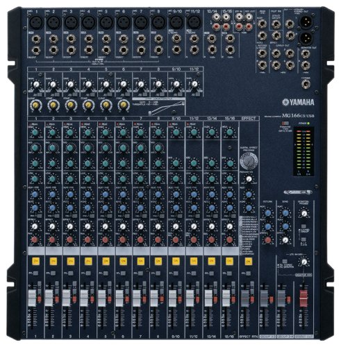 Yamaha MG166CXUSB 16 Input 6 Bus USB Rack Mountable Mixer with Digital Effects