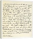 Letter from Thomas Gainsborough to Lord Hardwicke, c1760-1770. - 40 Inch Canvas Print (101cm) by Heritage-Images