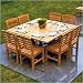 Kitchen & Housewares : Kingsley-Bate Teak MD61 Mandalay Square Dining Table 60