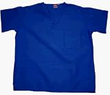 Classic Scrub Top - Royal Blue MEDIUM