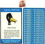Local Critter Duck Card for 1985 Wabbit Wampage Adventure Board Game