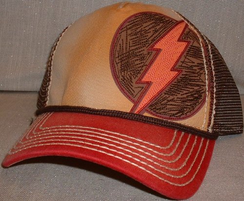  DC Comics FLASH Red/Tan Logo Baseball Cap HAT