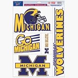 Michigan Wolverines Static Cling Decal Sheet **