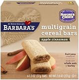 Barbara's Bakery Apple Cinnamon Multigrain (6-Count) Cereal Bars, 7.8-Ounce Boxes (Pack of 8)