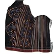 Embroidered Shawls Scarves Winter Wool Accessory 80 x 40 inches (ktds512)
