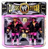 Enlarge toy image: WWE Hart Foundation Classic Superstars 2 Pack Exclusive - school time children learning and fun