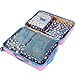 Itraveller 7 set Packing Cubes-3 travel Cubes 3 Bags 1 Shoe Bag (Blue Dasiy)