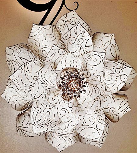 3D Dahlia Wall Flower Sculpture