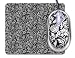 Saitek PM46tp Expression Notebook Mouse and Mouse Pad - Thistle Print (Black)