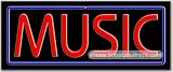 Music Neon Sign (13H x 32L x 3D)