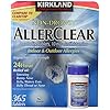Kirkland Signature Non Drowsy Allerclear Loratadine Tablets, Antihistamine, 10mg, 365-Count