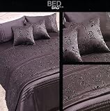Double Bed-BED IN A BAG-Duvet Cover-Pillowcases-Runner-Cushions-Silver Grey