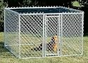 K9 Chain Link Kennel - 6'L x 6'W x 4'H