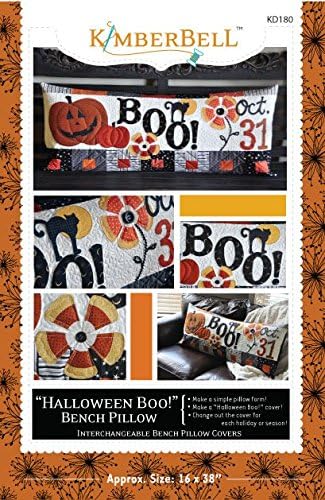 Kimberbell Bench Pillow Sewing (16" x 38", Halloween Boo)