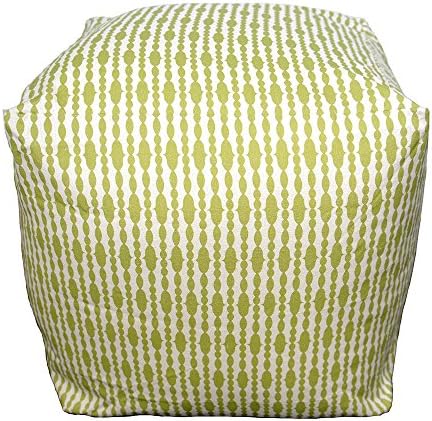 Swanky Swell Raindrop Pouf Pillow, Split Pea