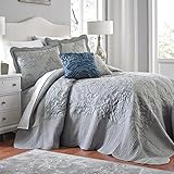 Brylanehome Amelia Bedspread (Ivory,King)