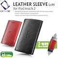 CAPDASE iPod touch 2nd & 3rd Generation Leather Sleeve Case Lofti, Red ��Q�A��R���� iPod touch �p ���U�[�X���[�u�P�[�X ���t�e�B ���b�h SLIPT2-2191