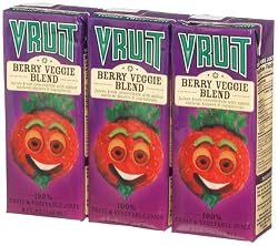 Vruit Juice, Berry Veggie Blend, 8-Ounce Cartons (Pack of 27)