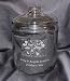 Kitchen & Housewares : Mickey Mouse Minnie Mouse Disney Music Etched Glass 1 Gal. Cookie Jar Cannister