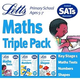 Letts Key Stage 1 Maths Triple Pack