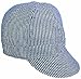 Mutual Industries 00075-00000-0000 Kromer Hickory Stripes Welder Cap, Cotton, Length 5