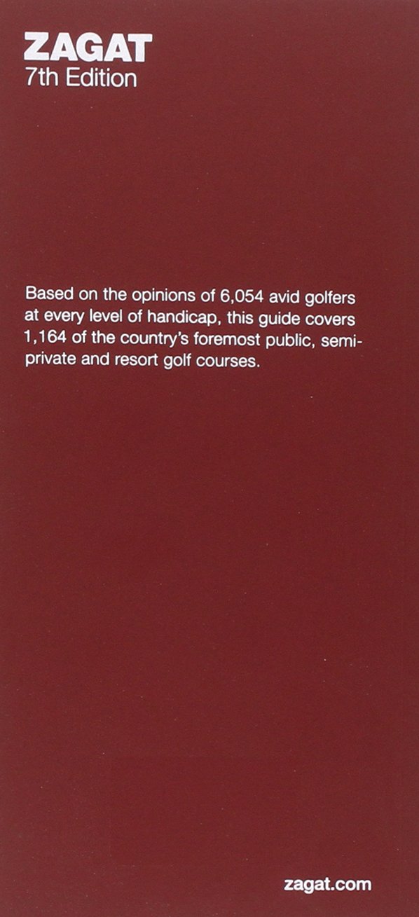 America's Top Golf Courses Seventh Edition (Zagatsurvey ...