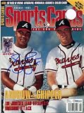 Andruw Jones Autographed/Signed Magazine Page