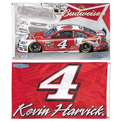Kevin Harvick Flag 3x5 Busch And Jimmie John's Race Car 2 Sided 2016 NASCAR