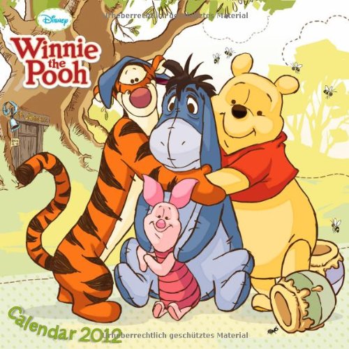 2012 Winnie the Pooh Grid Calendar