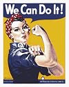 Rosie the Riveter Porcelain Refrigerator Magnet