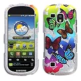 MyBat Samsung Continuum Phone Protector Cover - Butterfly Garden (Sparkle)