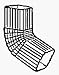3X4 WHT ALUM B-ELBOW (Amerimax Home Prod. 47065)