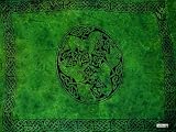 CELTIC SARONG HORSES EMERALD GREEN