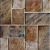《 欧米輸出製品 》 デザインタイル Autunno DT-11 [ シート販売 ]