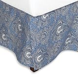 Pinzon Italian Paisley Percale Queen Bedskirt