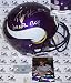 Percy Harvin Autographed/Hand Signed Minnesota Vikings Full Size Proline Authentic Helmet