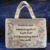 Faith Is... Bible Tote Bag