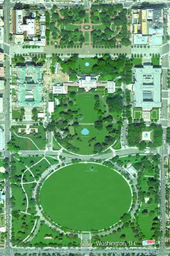 Fun White House Play Mat Children's Rug Set by UrTown - 48"x32"