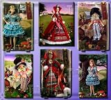  : BARBIE ALICE IN WONDERLAND SET OF 3 - ALICE-MAD HATTER-QUEEN
