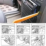 YOSAHK 取り外しインストーラPRYための4個セット/自動車ラジオパネルドアクリップトリムダッシュツールセットカーパネルの取り外しツールを修復