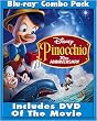Pinocchio (Two-Disc 70th Anniversary Platinum Edition + Standard DVD+ BD Live) [Blu-ray]