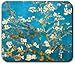 Art Plates Brand Mouse Pad with Vincent Van Gogh - Almond Blossoms Design