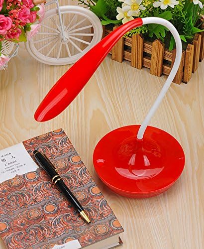 Eyes Protection USB Interface Dimmable Led Desk Lamp,Led Lighting (Red)