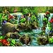Baby Elephant Pool 500pc Jigsaw Puzzle by Mary Thompson