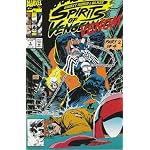 Marvel Comics; Spider Man; Vol. 1, No.5, December 1992; Venom; Stan Lee Presents; Chasing Shadows (Ghost Rider & Blaze/ Spirits of Vengeance, Part 2 of 4) book cover